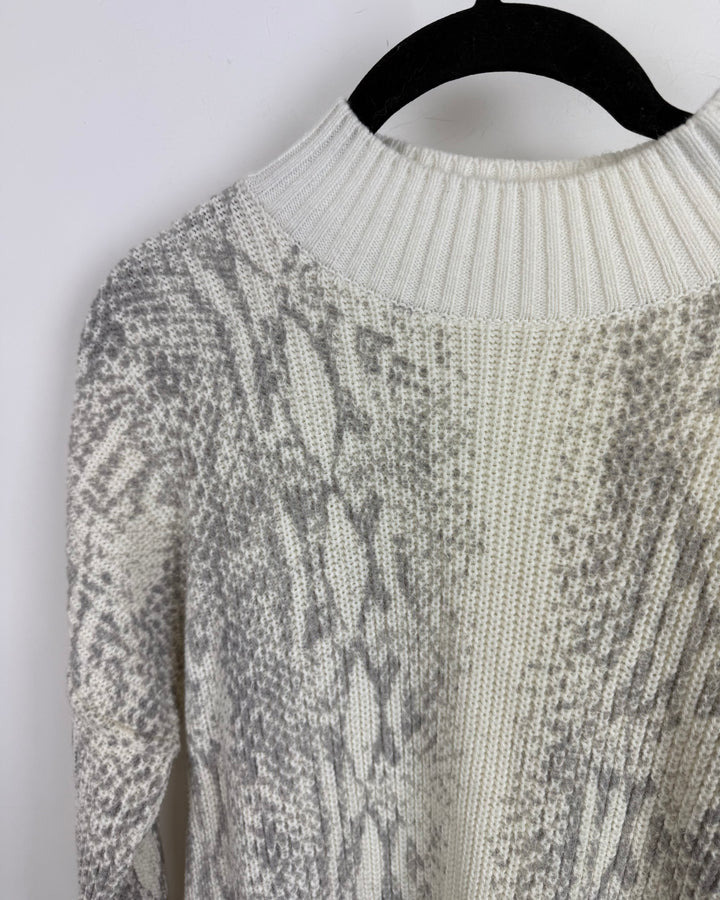 Mock-Neck Layered Sweater - Size 6/8