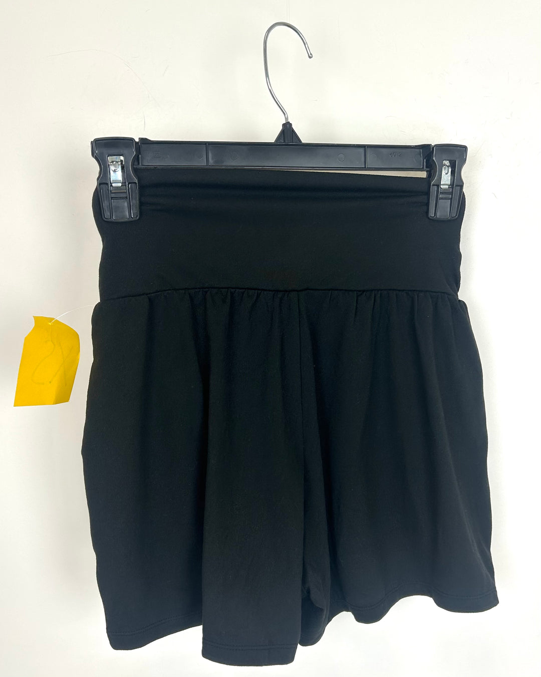 Black Banded Lounge Shorts - Size 0/2