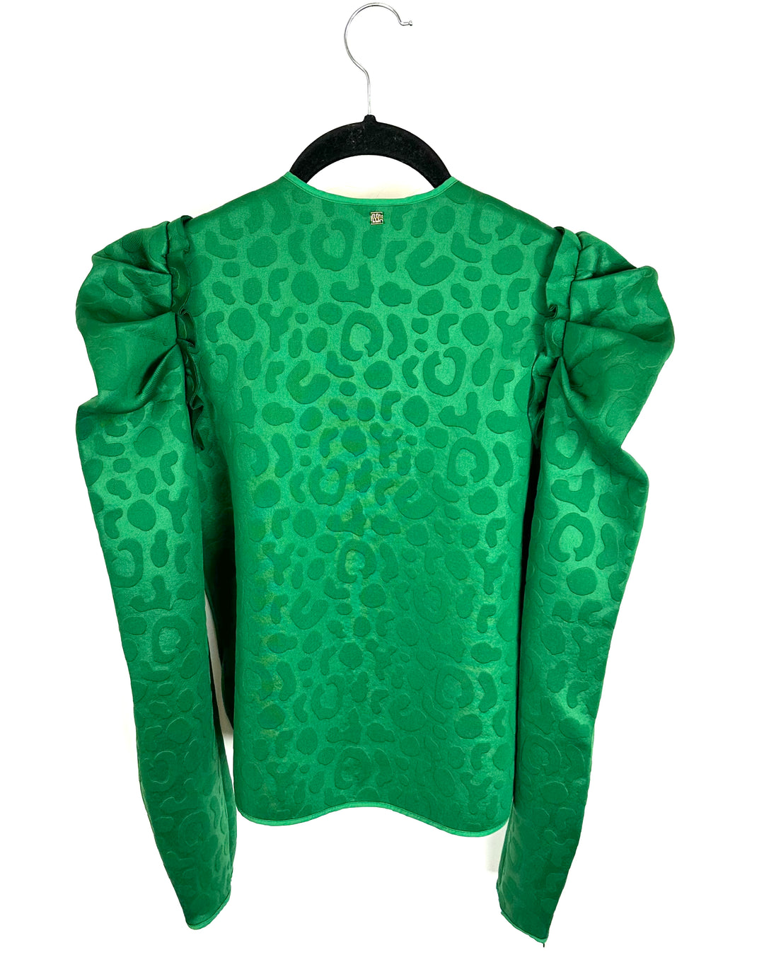 Green Cheetah Scuba Jacket - Extra Small / Small
