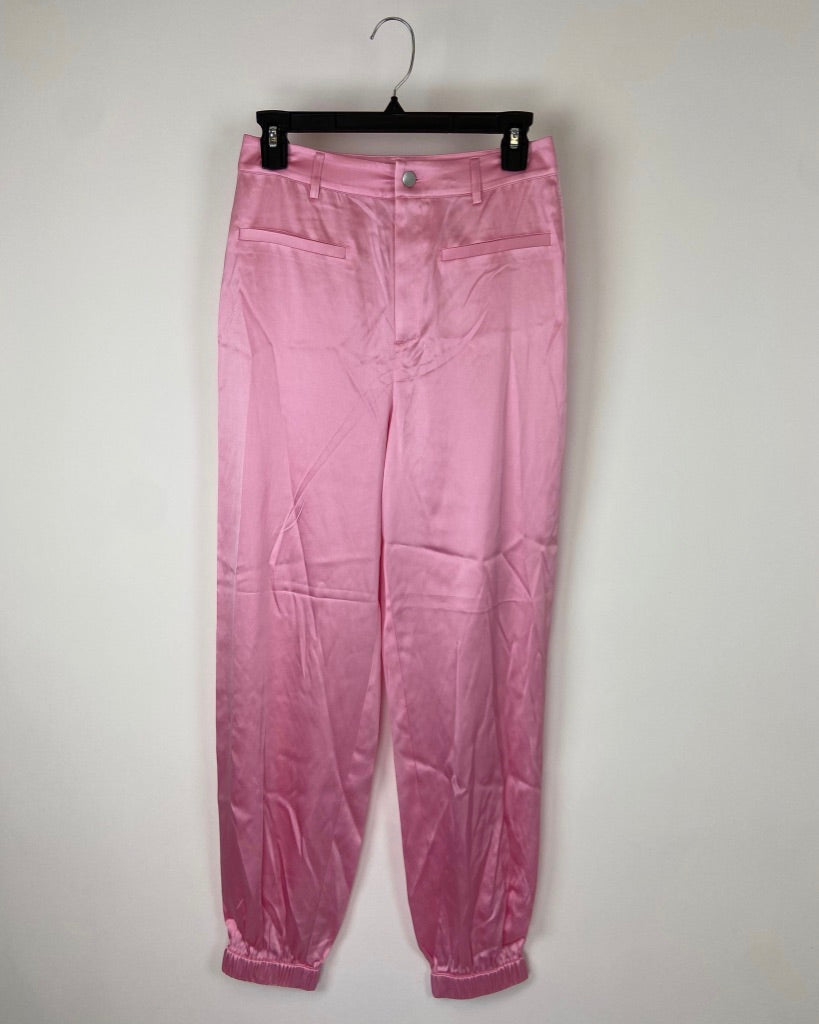 Light Pink Silky Dress Pants - Size 4