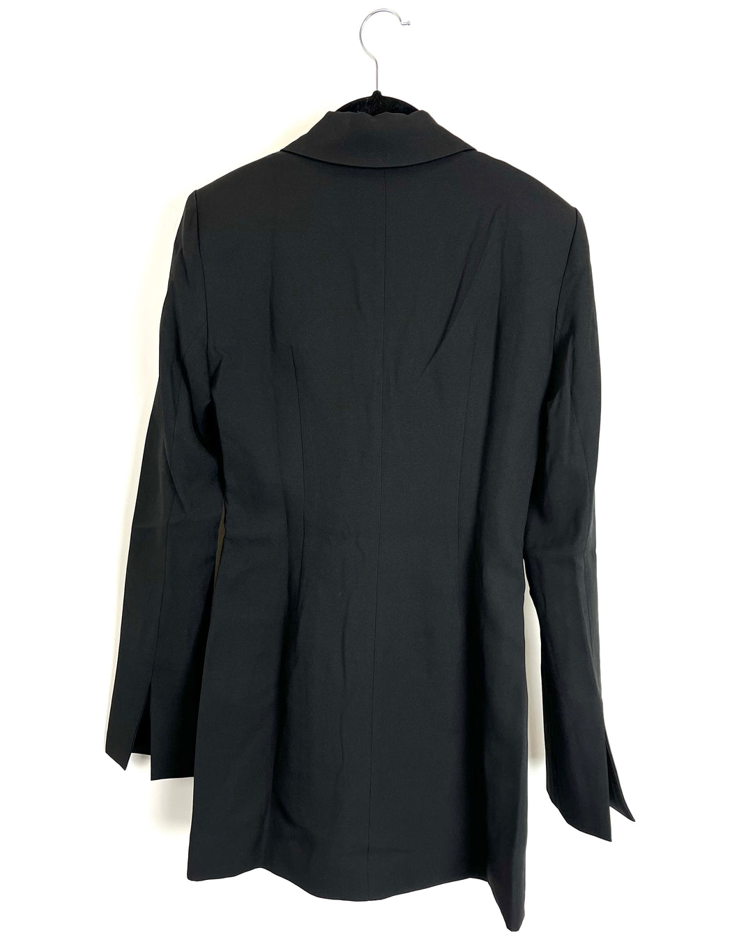 Black Blazer With Shoulder Pads - Size 2/4