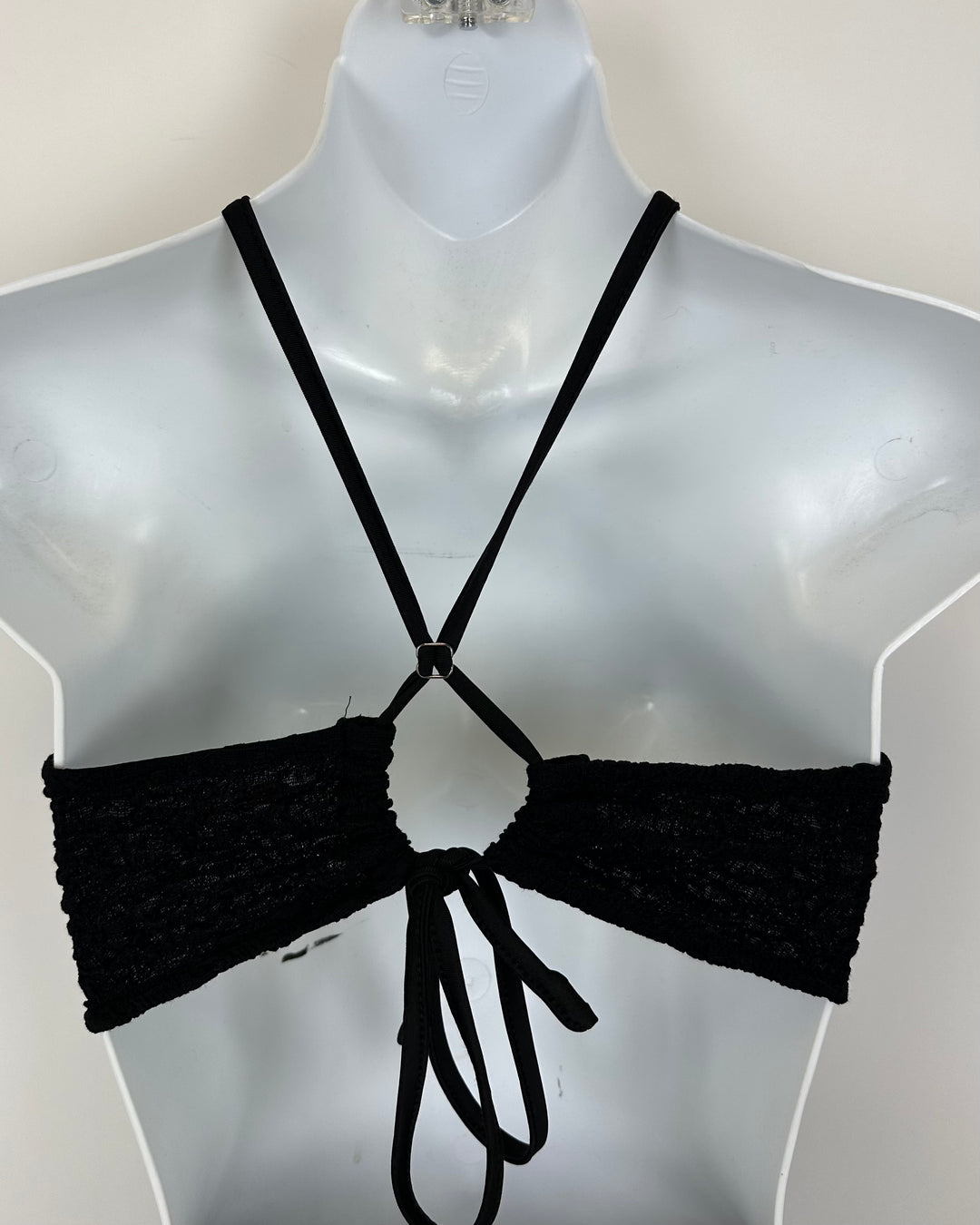 ASTR Black Texture Dress - Extra Small