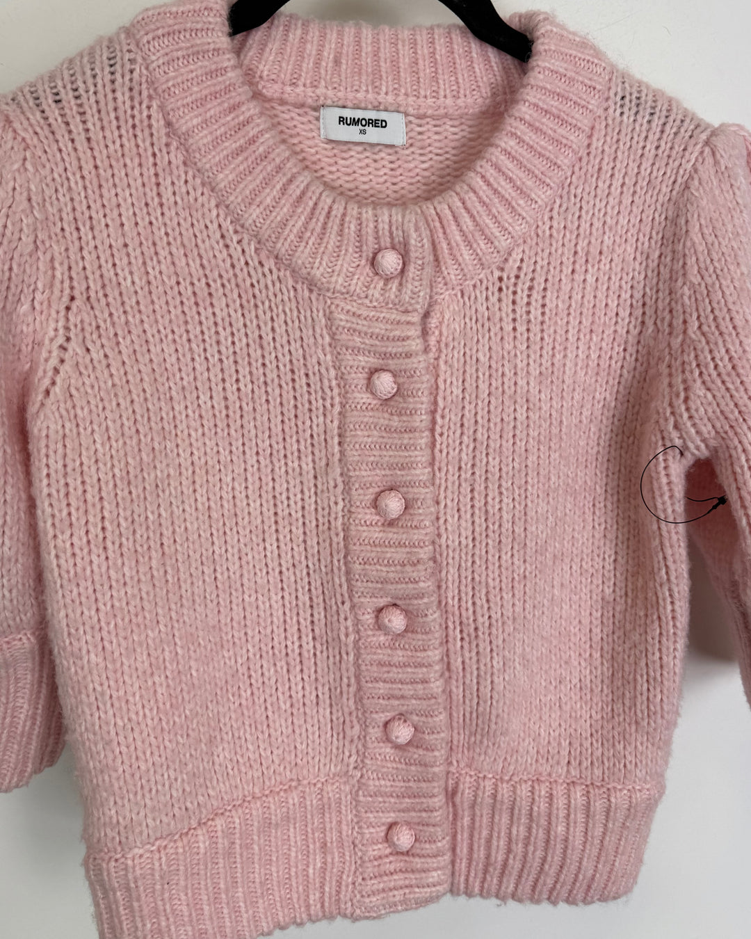 Light Pink Knit Sweater Top - Size 0/2