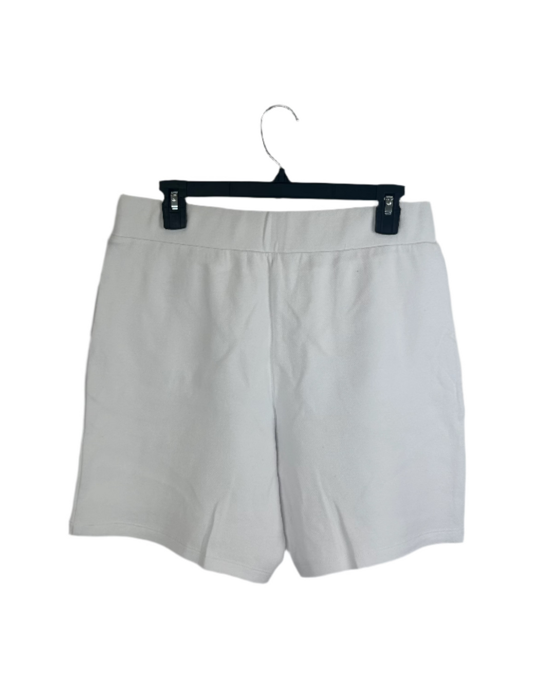 White Elastic Knit Casual Shorts - Size 6/8