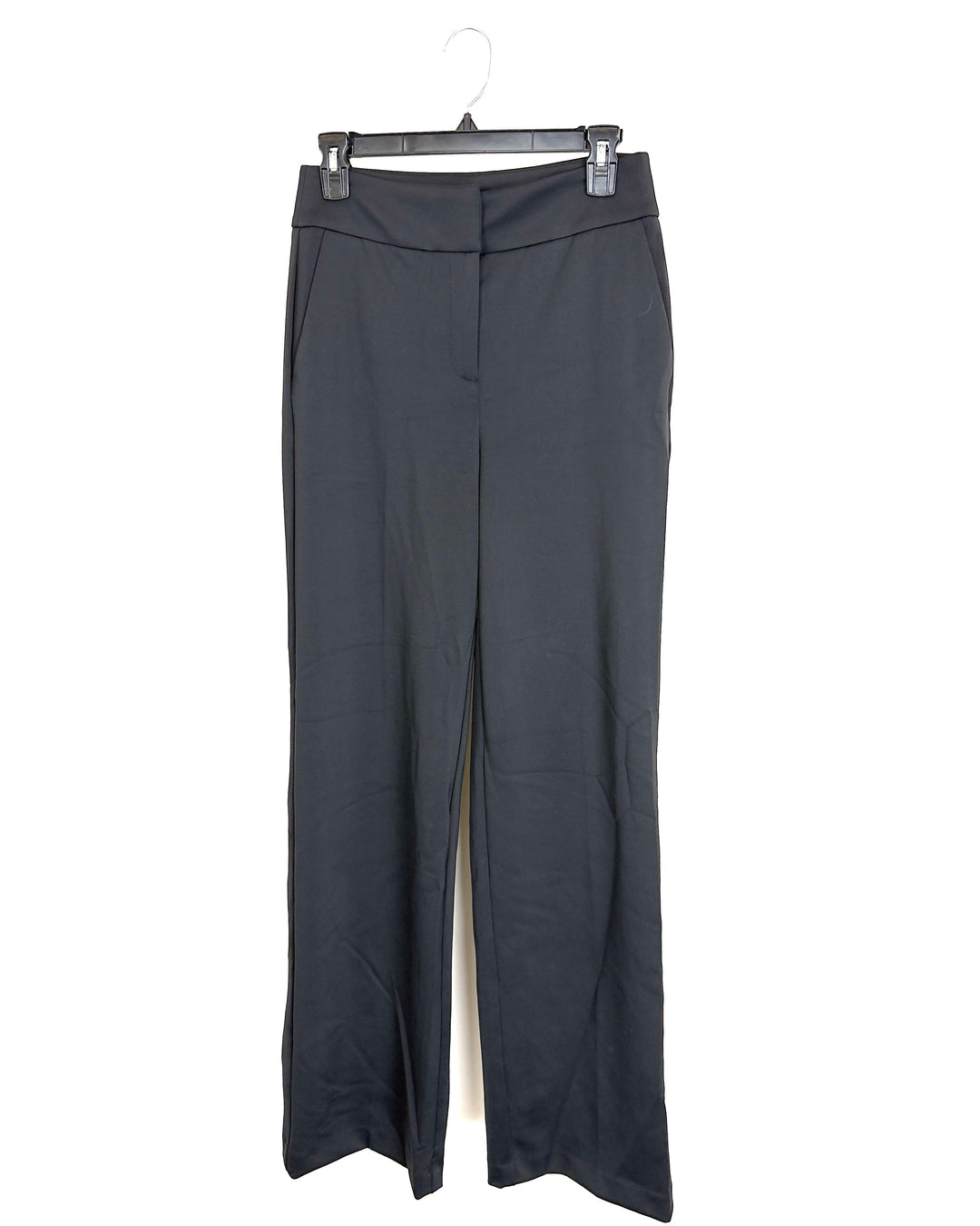 Black Wide Leg Trousers - Size 2/4