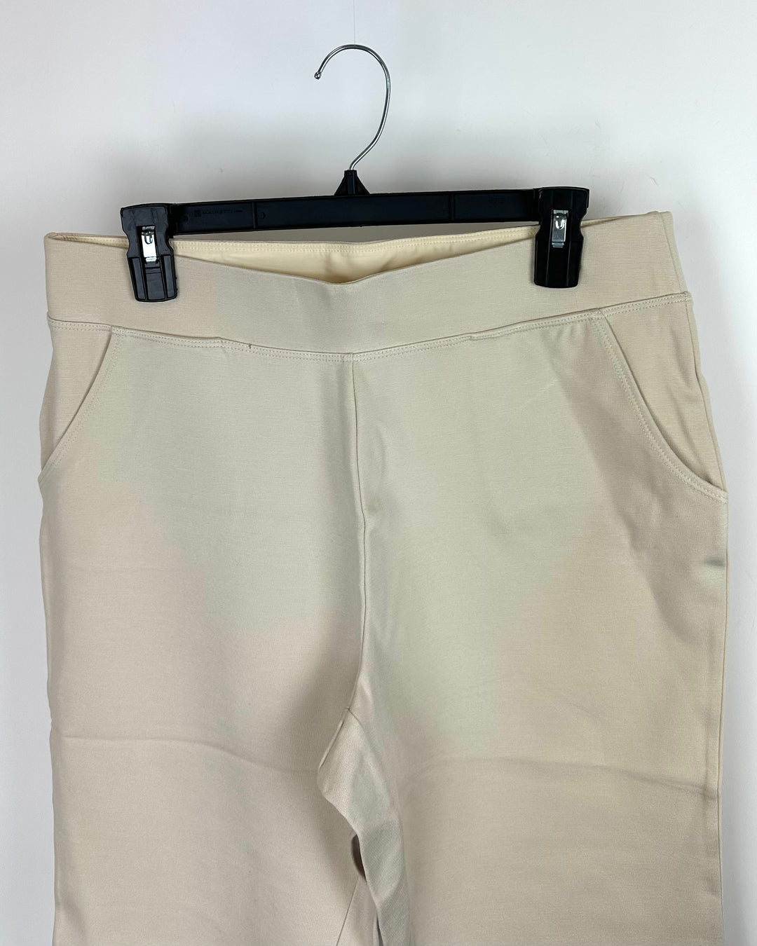 Toffee Beige Stretch Cropped Pants - Size 12