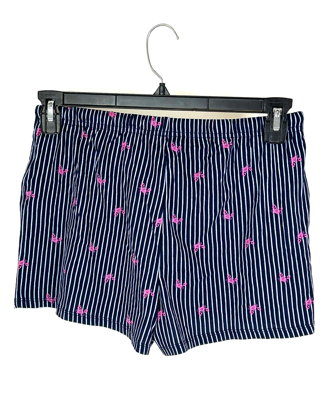Crab Print Pajama Shorts - Small