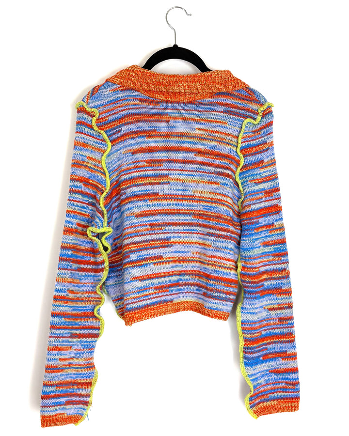 Blue Striped Sweater - Size 2/4