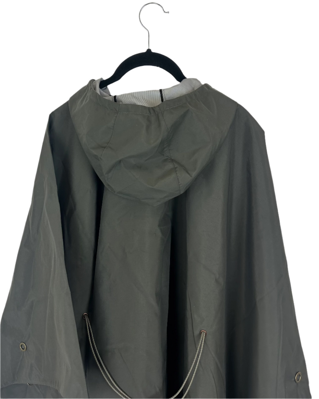 Dark Grey Poncho With Bungee Belt - Size 6/8 and 14/16