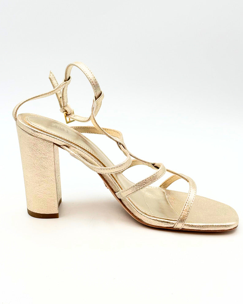 Paige Metallic Block Heels - Size 8.5
