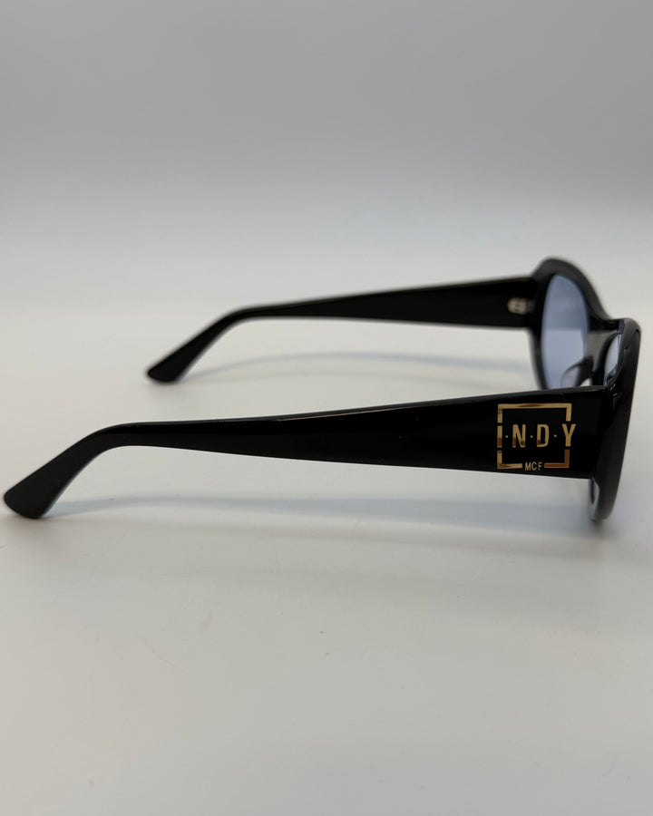 Black & Blue Lens Sunglasses