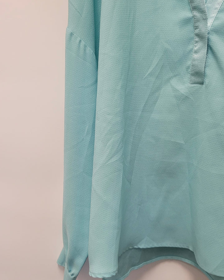 Teal Long Sleeve Blouse - Size 4/6