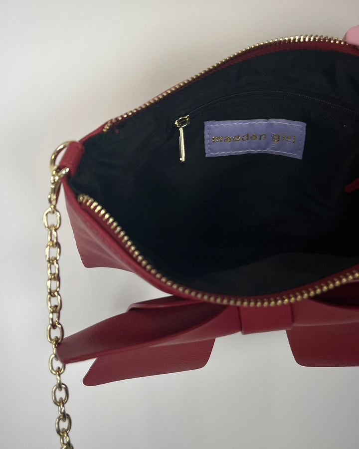 Red Bow Crossbody Bag