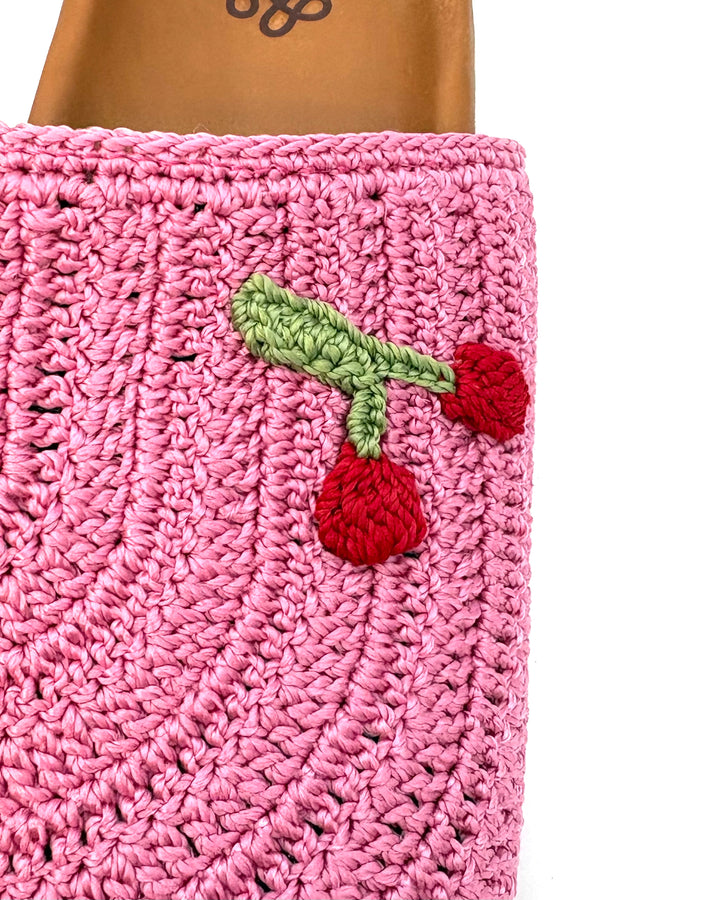 Cherry Crochet Clog - Size 9 and 10