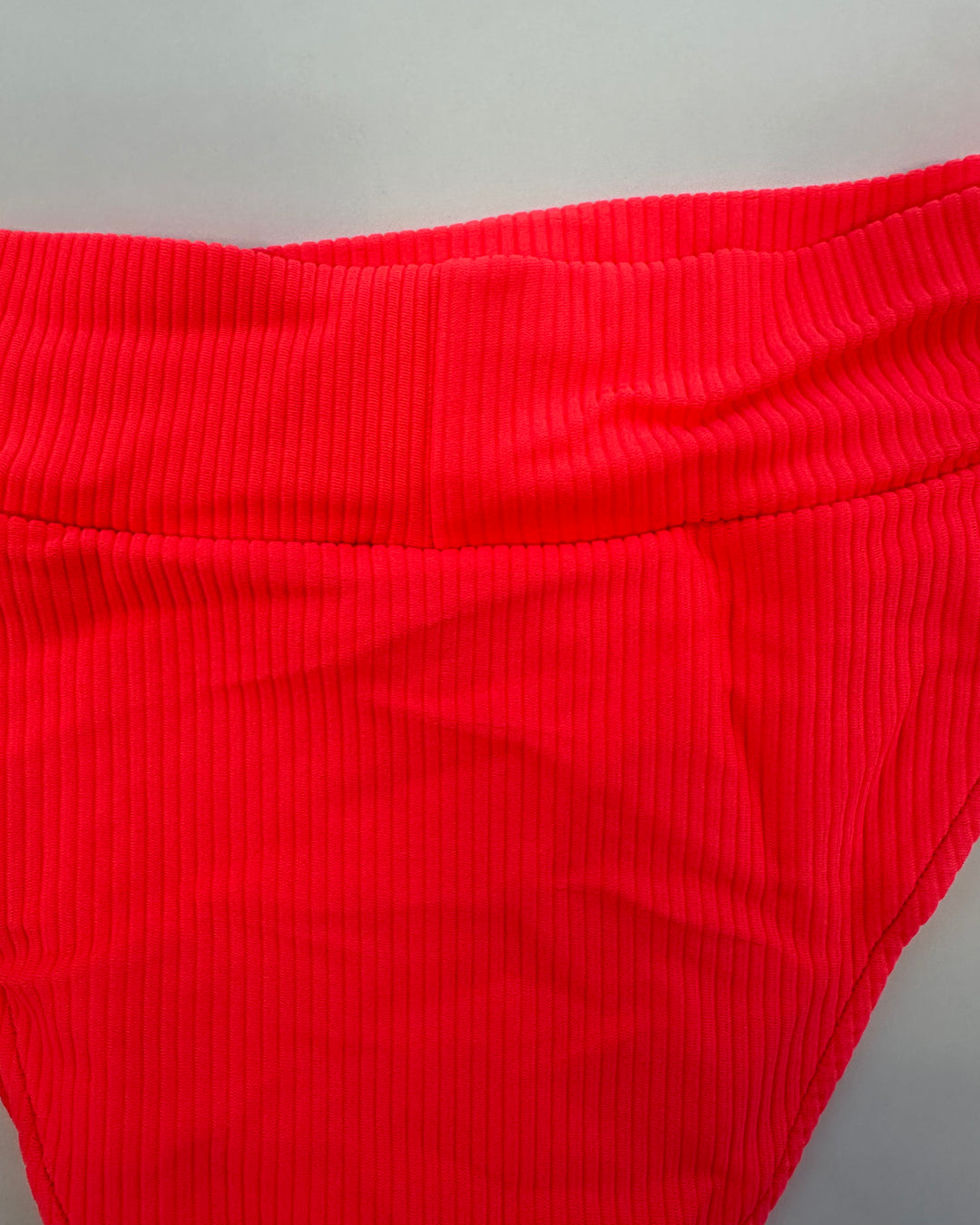 Neon Coral Cheeky Bikini Bottom -  Extra Extra Large