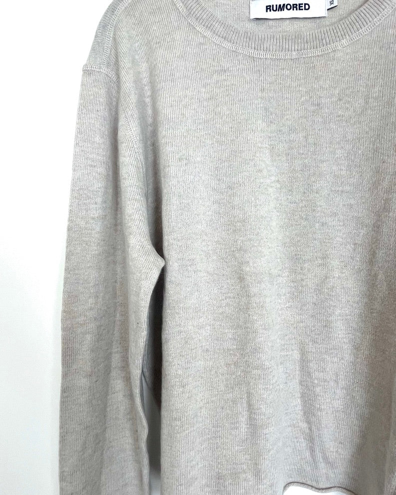 Heather Grey Sweater- Size 00/0