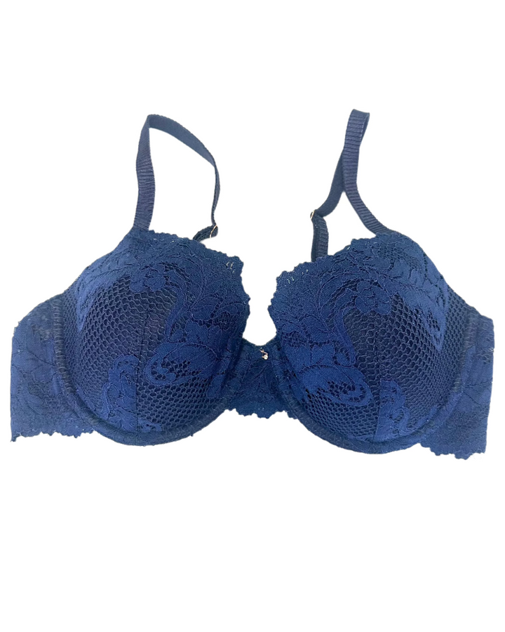 Navy Blue Lace Bra - Size 34B and 34D
