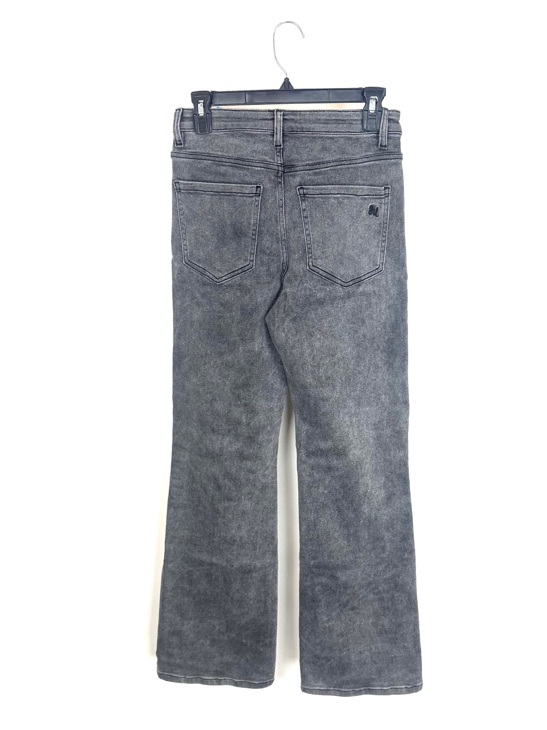 Gray Distressed Wide Leg Jeans - SIze 4/6