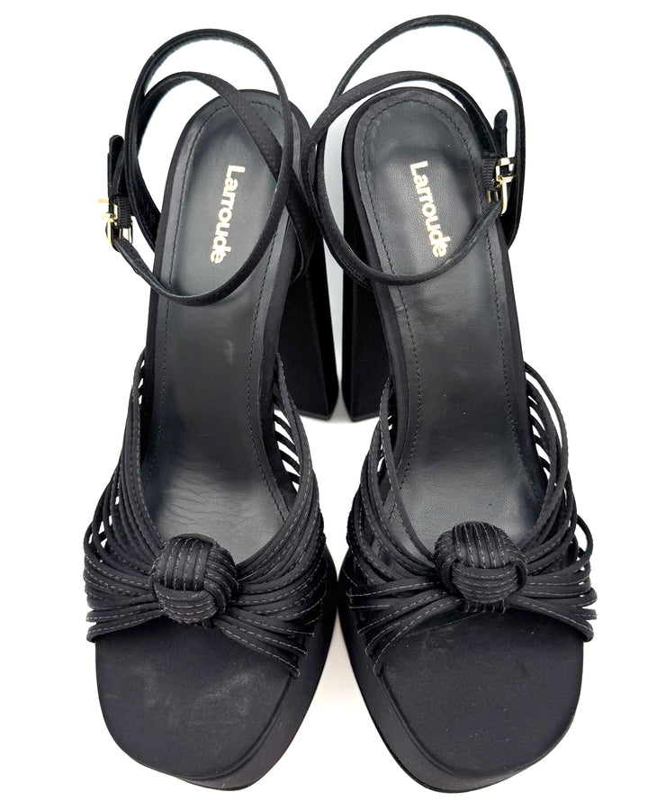 Black Platform Heels - Size 10