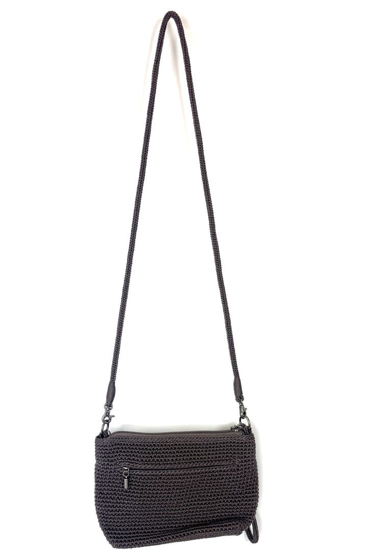 Black Crochet Crossbody Bag