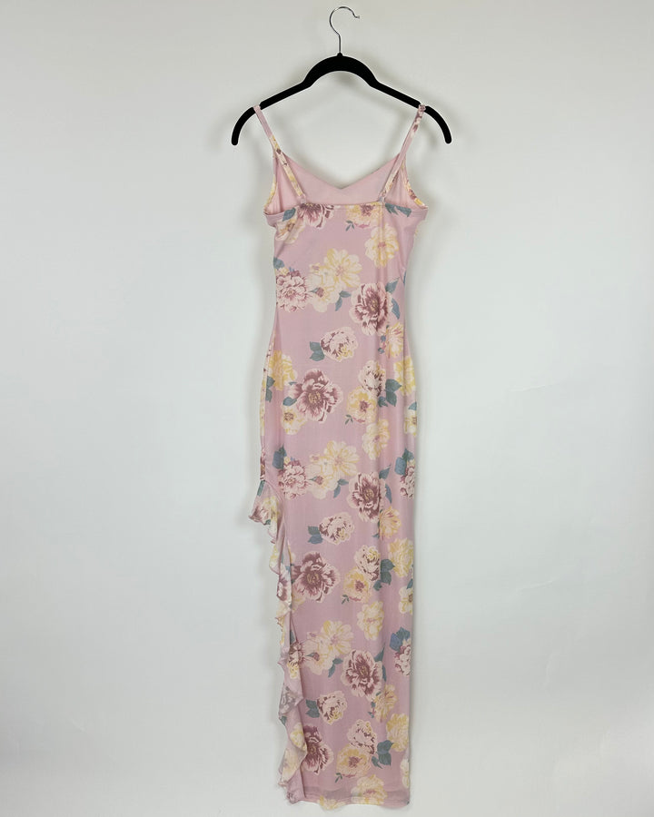 Pink Floral Dress - Size 2/4
