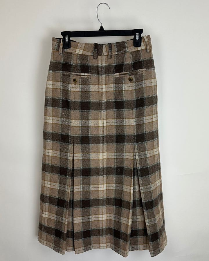 Argent Wool Skirt - Size 6