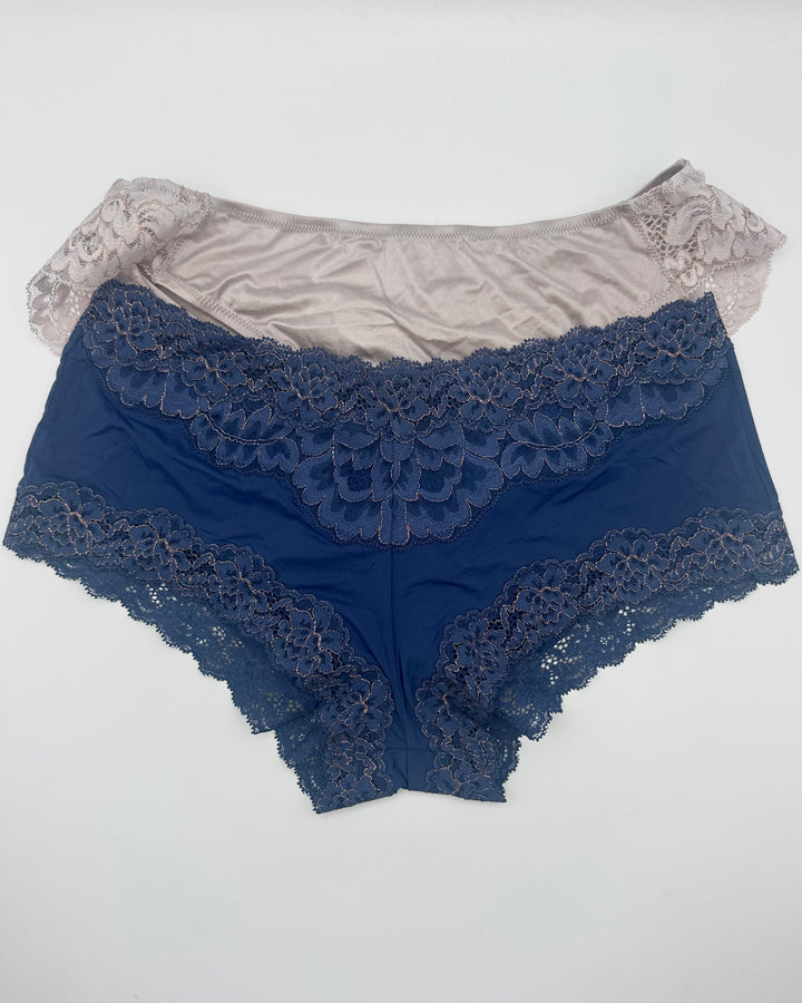 Dark Blue And Light Pink Underwear Pack - Medium