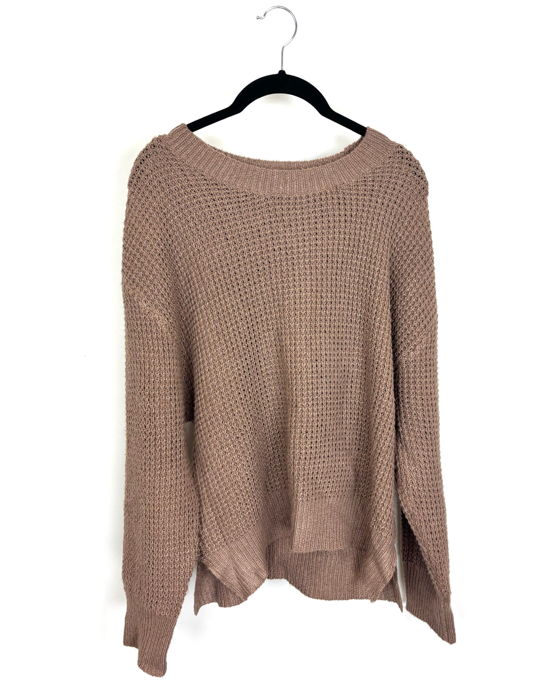 Light Brown Long Sleeve Sweater - size 12/14
