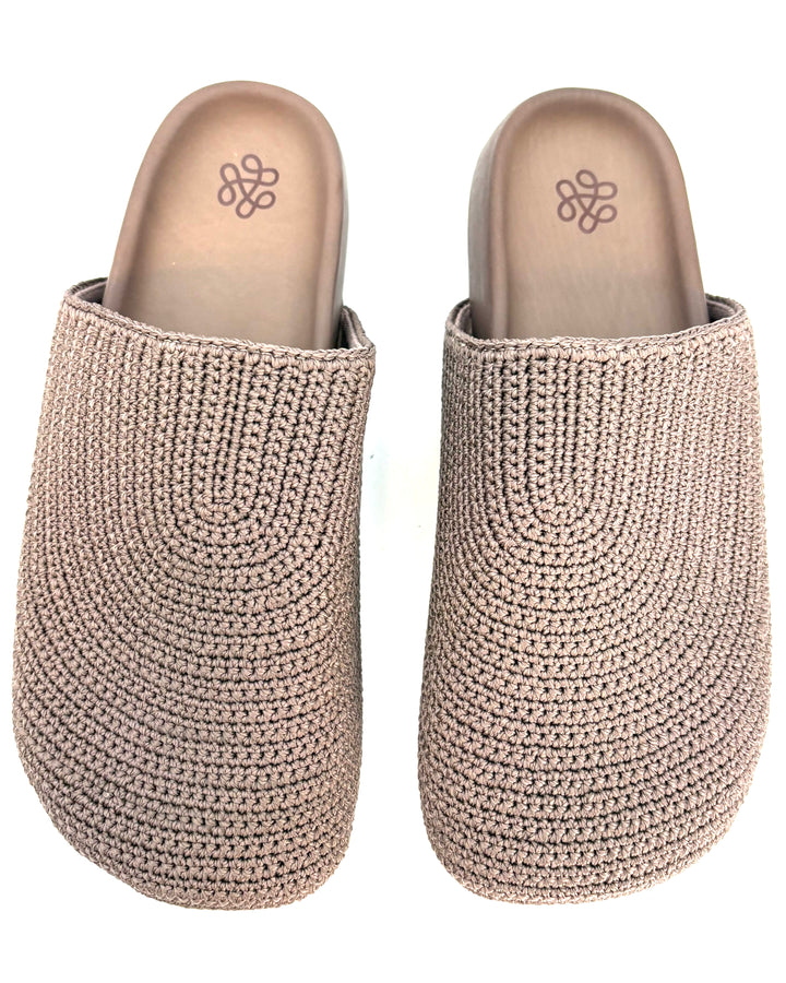 Mocha Crochet Clogs - Size 9 and 11