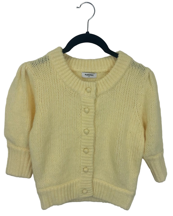 Butter Yellow Knit Sweater Top - Size 0/2 and 4/6