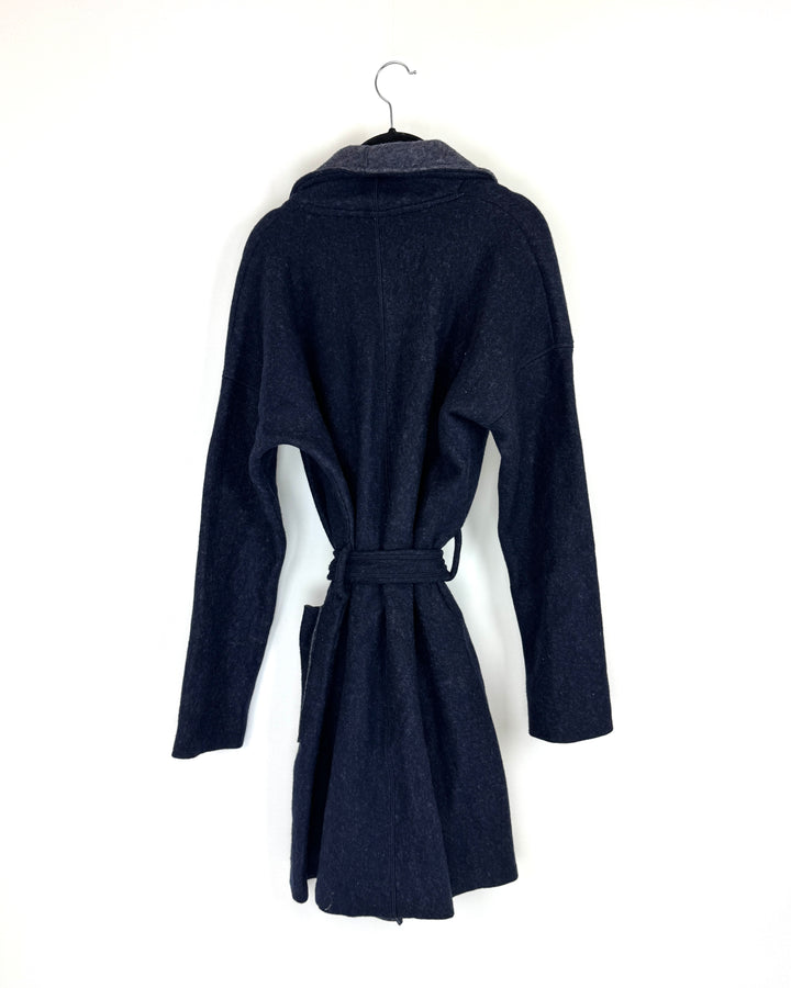 Navy Blue Lounge Cardigan - Small/Medium