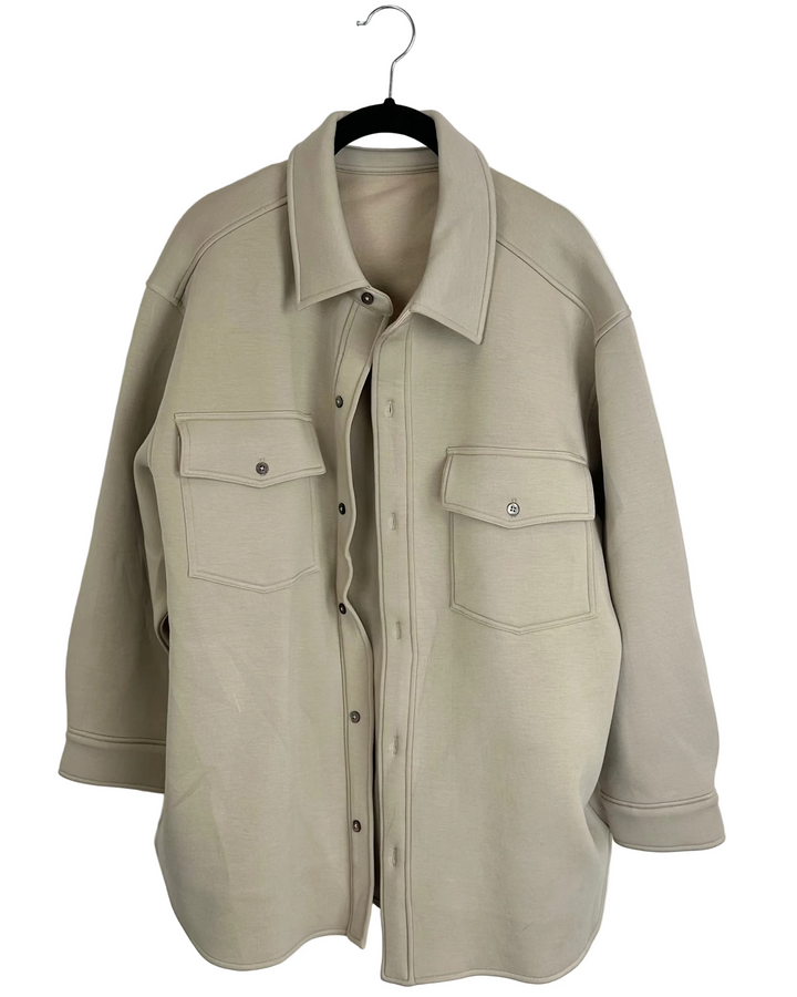 Leze The Label Brown Shacket - Size 8/10