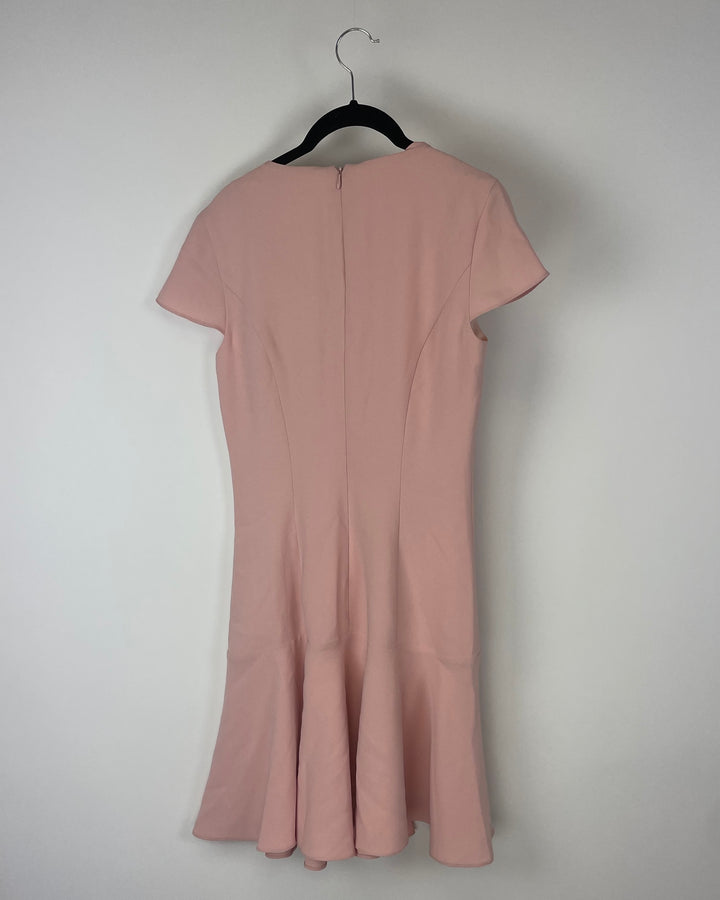 Pink Short Sleeve Dress - Size 4-6