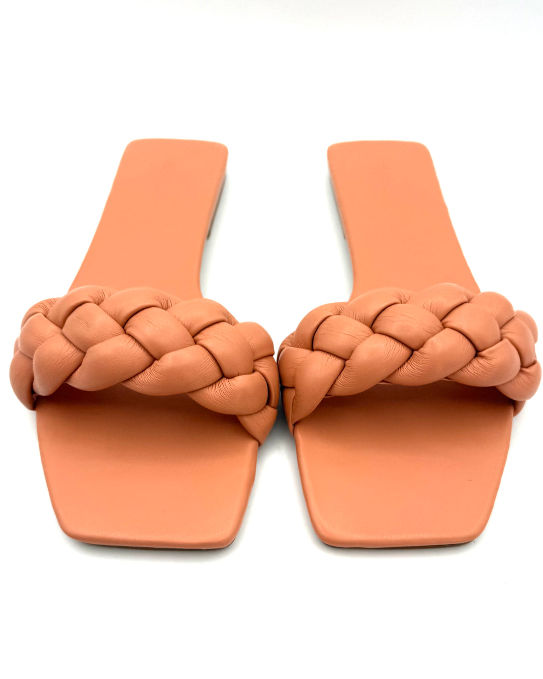 Peach Flat Sandals - Size 8 and 9