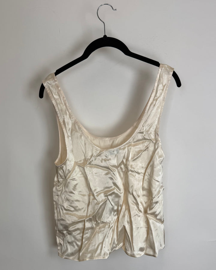 Champagne Scoop Neck Top - Size 2/4