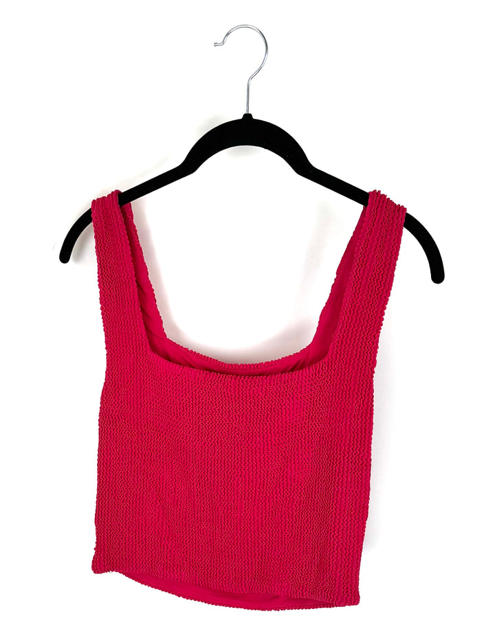 Bright Pink Texture Top - Size 4/6