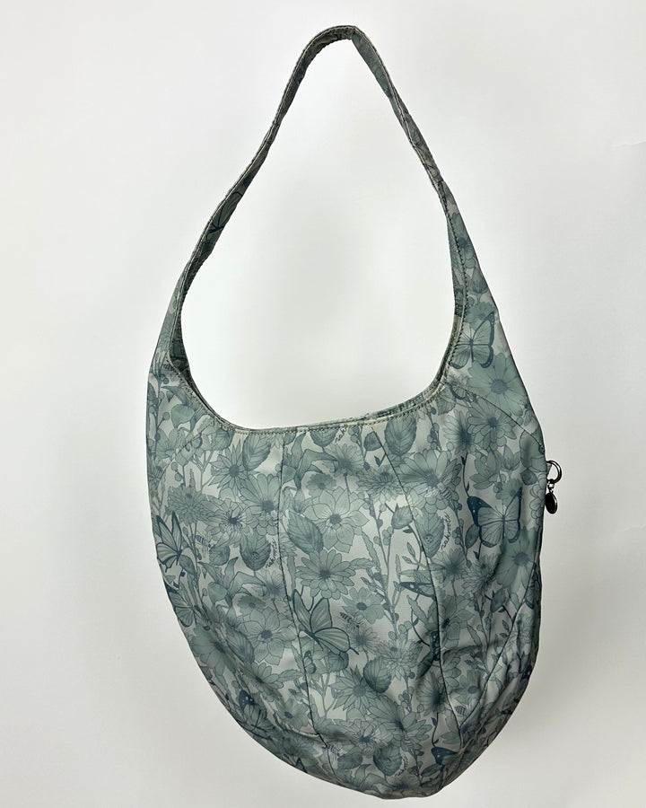 Green Floral Shoulder Bag