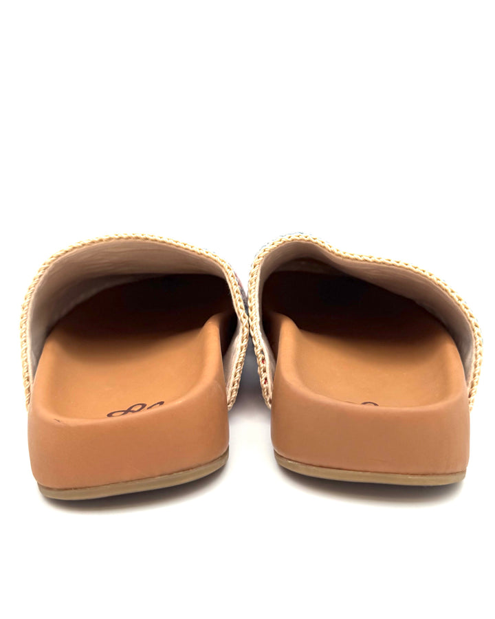 Purple Suede & Crochet Clogs - Size 6