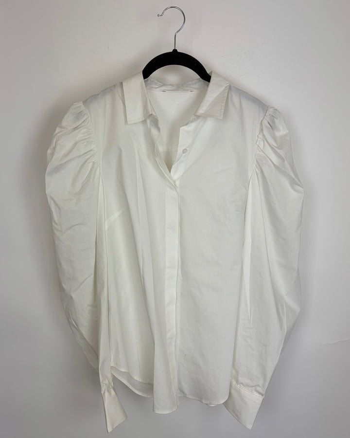 White Long Sleeve Top - Size 6/8