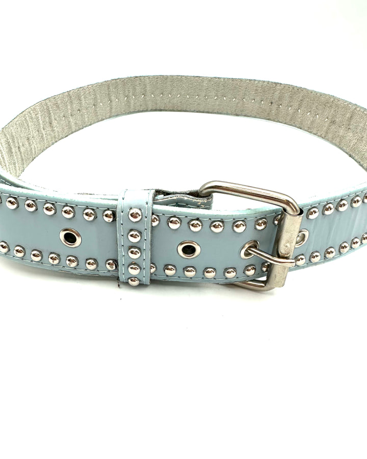 Blue Studded Belt