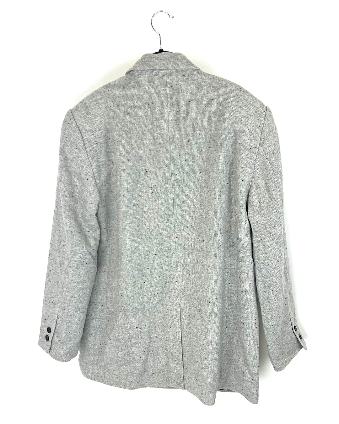 Unisex Gray Oversized Blazer - Medium - 2XLT