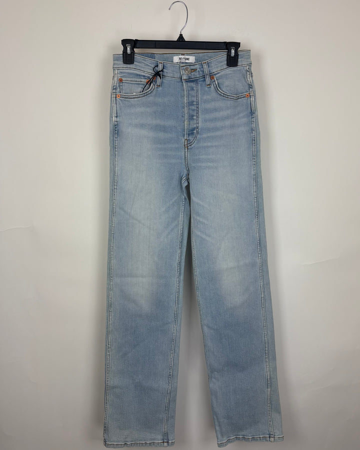 Lightwash Blue Denim Jeans - Size 26