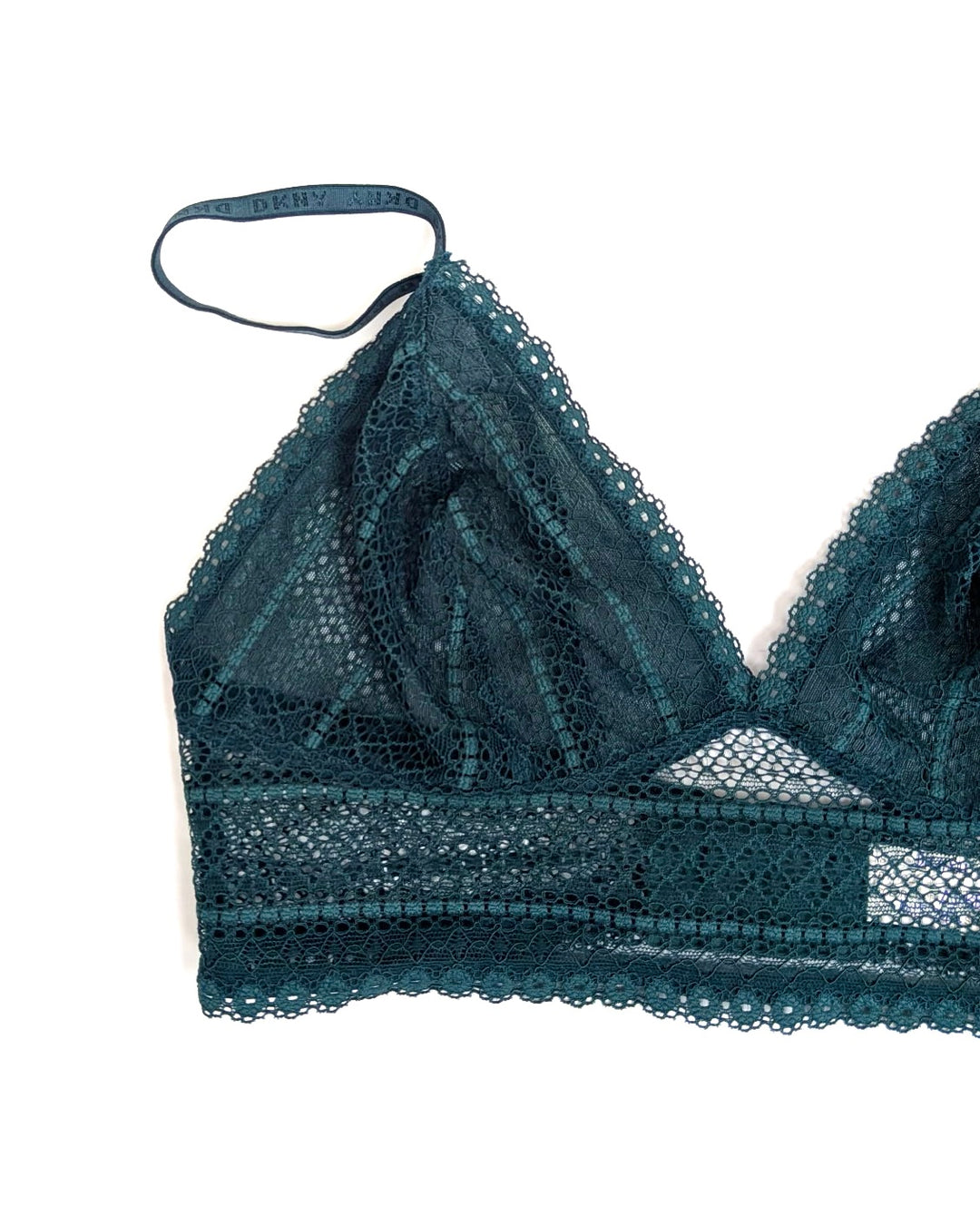 Forest Green Padless Bralette- Medium