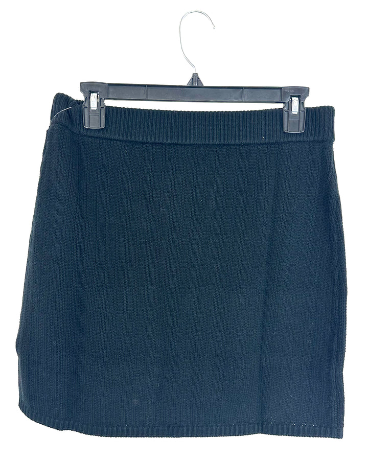 Black Knit Skirt - Size 4/6 and Size 6/8