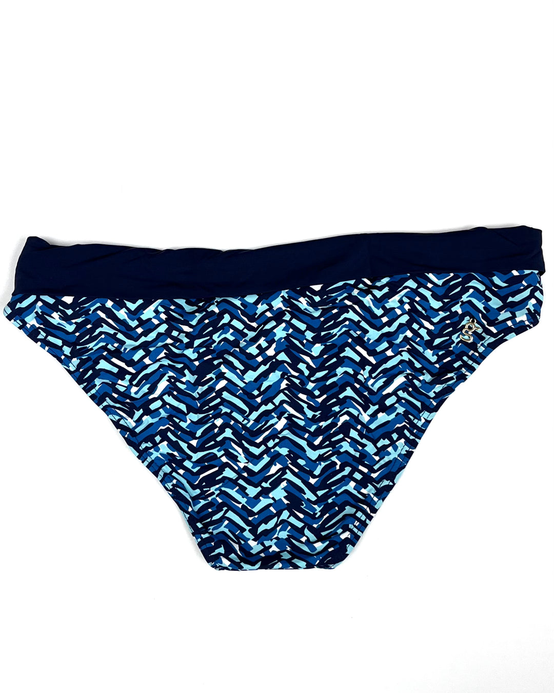 Shades of Blue Bikini Bottom - Size 2 - 14