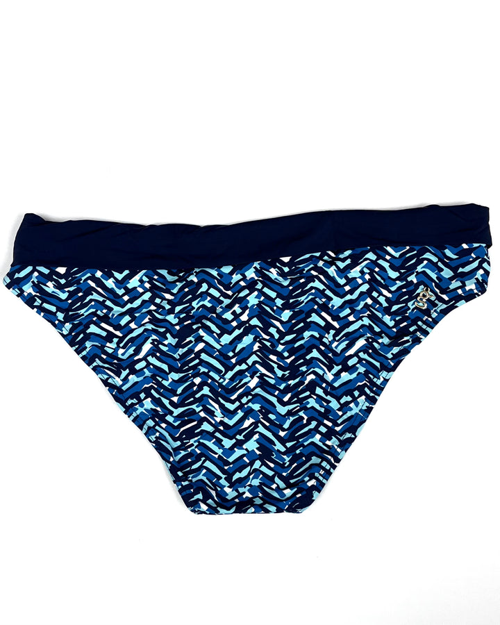 Shades of Blue Bikini Bottom - Size 2 - 14