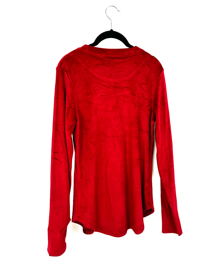 Red Pajama Shirt - Size 6/8