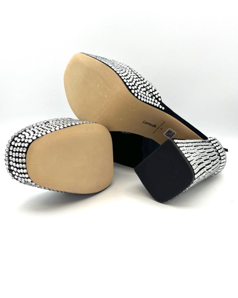 Tan Raffia Platform Mule - Size 6.5