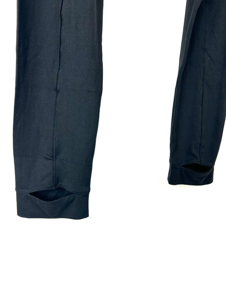 Black Stirrup Leggings - 1X