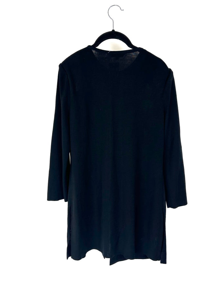 Black and White Abstract Cardigan - Size 2/4